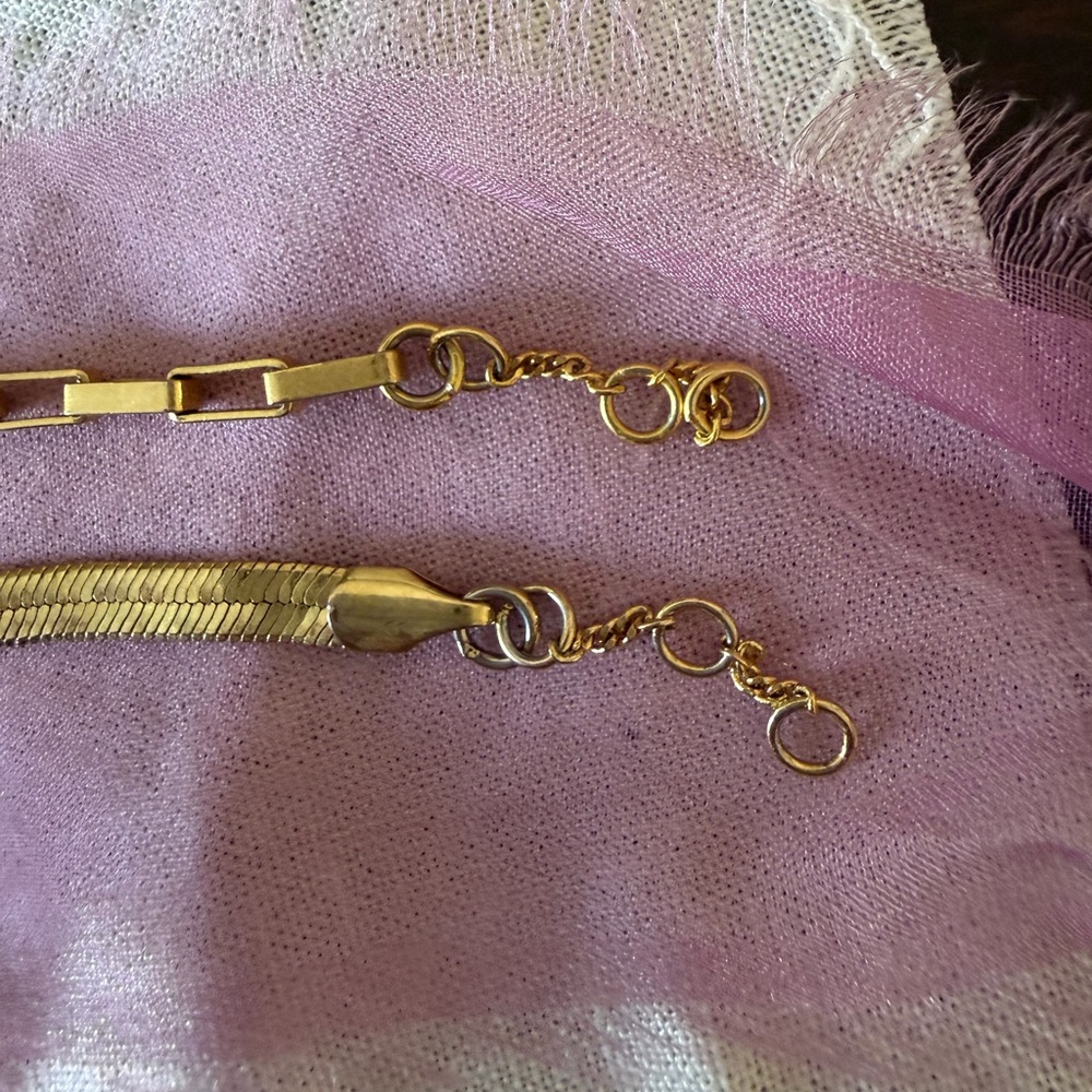 Madewell Gold Bracelet Set - Picture 3 of 5